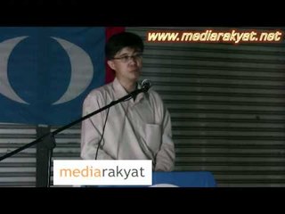 (Merlimau) Tian Chua: Pakatan Rakyat Telah Memulakan 1 Proses Budaya Politik Baru