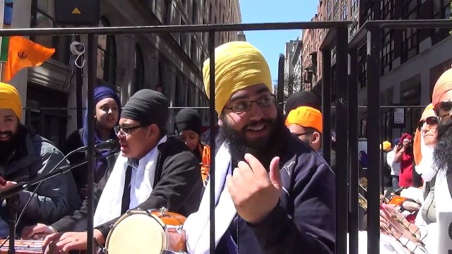 Kirtan - Annual 2015 New York NYC Sikh Day Parade Manhattan