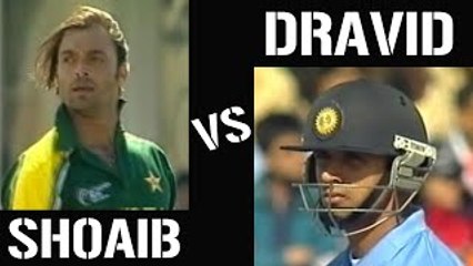 Shoaib Akhtar Vs Rahul Dravid Fight Champions Trophy 2004