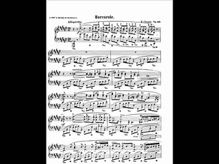 Ashkenazy plays Chopin Barcarolle Op.60