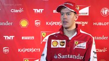 F1 2015 - Ferrari - Interview with Sebastian Vettel (Ferrari SF15-T launch)
