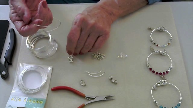 Jewelry Making Made Easy # 2 Memory Wire Bangle Bracelet