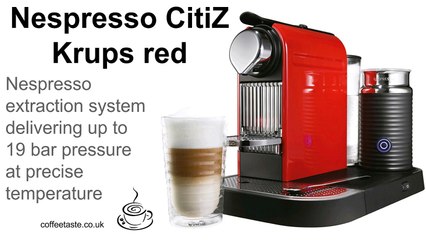 Nespresso CitiZ Krups Red Uk Coffee Machine Review