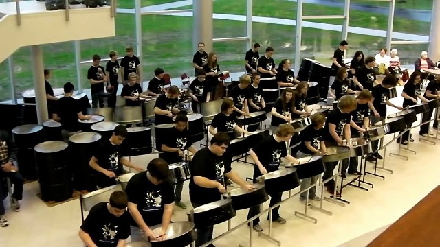 Amazing Grace on the steel pans by the Dover High School Steel Drum Band