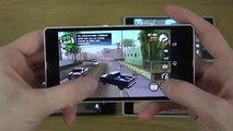 Aliexpress GTA San Andreas Sony Xperia Z3 vs Xperia Z2 vs Xperia Z1 vs Xperia Z Game First Review