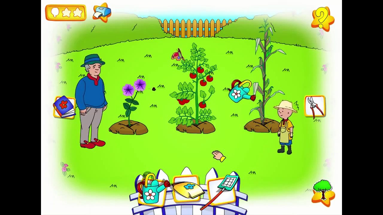 Caillou Build Doll House For Rosie Cartoon Animation PBS Kids Game Play Walkthrough