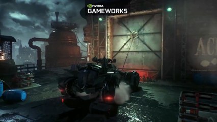 Batman Arkham Knight - NVIDIA Graphics Batmobile Gameplay (PC)
