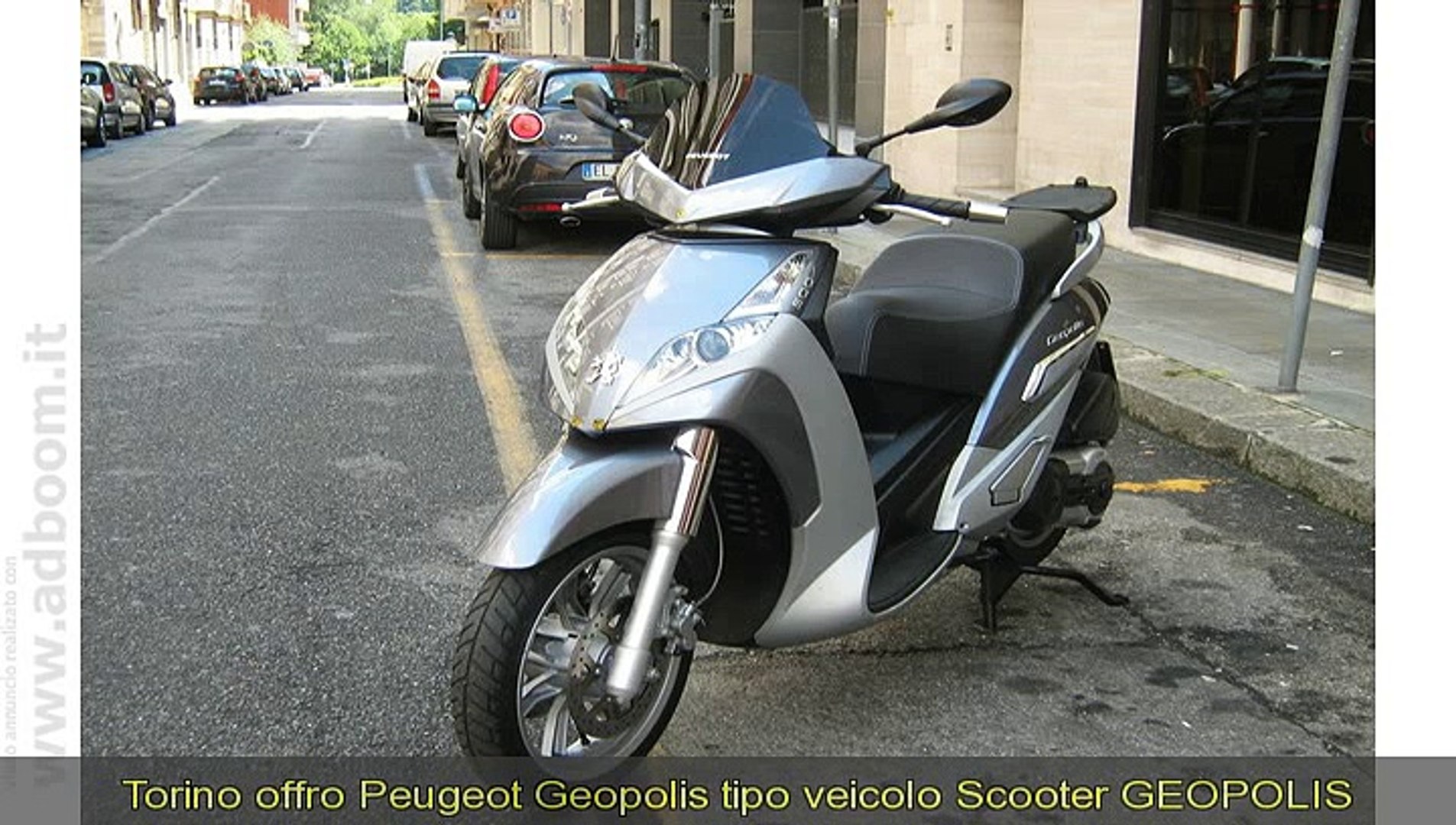TORINO, PEUGEOT GEOPOLIS TIPO VEICOLO SCOOTER CC 500 - Video Dailymotion