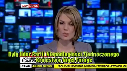 Nigel Farage ranny w katastrofie samolotu!
