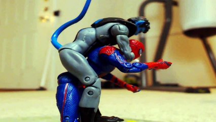 Spiderman Vs Marvel Nightcrawler Video: Spider-Man Toys Stop Motion Animation