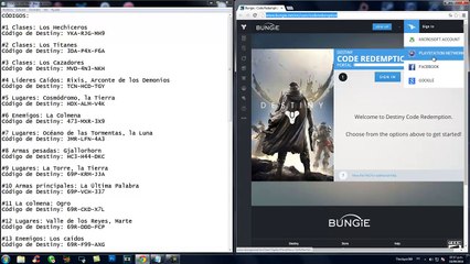 Destiny - Todos los Codigos de Desbloqueables (Armas, Emblemas, Armaduras, Shaders, etc)