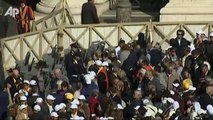 Raw Video: Man Disrupts Mass at St. Peter's
