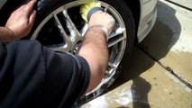 Cleaning Wheels Coated with Optimim Opti-Guard Deep Gloss Au