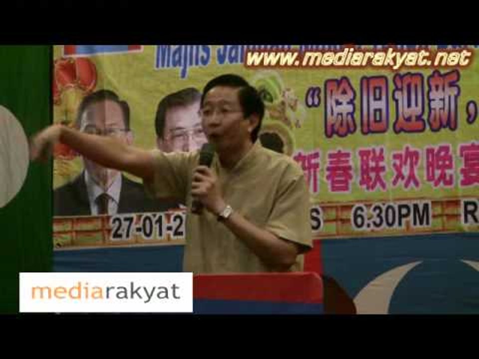 Tenang By-Election: Teng Chang Khim  邓章钦 27/01/2011 (Part 1 of 2)