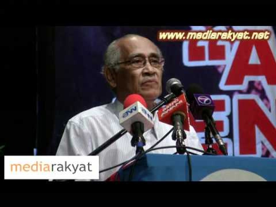 Dr. Syed Husin Ali : UMNO BN Is Scared Because The People Want Change