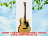 Bristol BM-16 Electro Acoustic Guitar - Natural