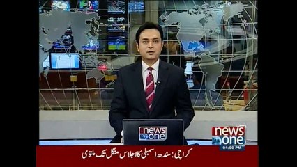NewsONE Headlines 4PM, 13-June-2015