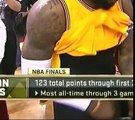 LEBRON! PUT THAT AWAY! Camera shows flashing on national TV in slow mo!