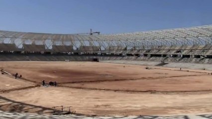 Chantier du nouveau stade d'Oran (Juin 2015)