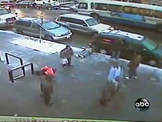 Homeless Man Almost Beaten To Death   Caught on Video Tape