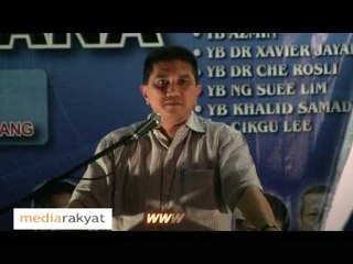 (Kajang Part 1) Azmin Ali: Who Can Manage The Econmy Well, Tan Sri Khalid Or Khir Toyo?