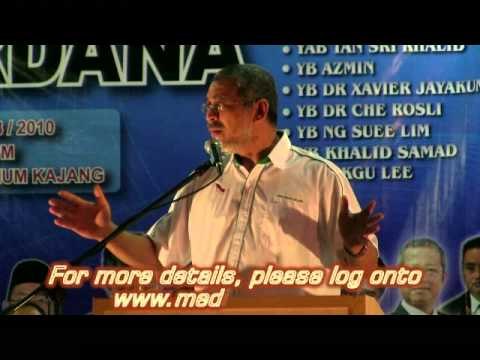 (Kajang Part 2) Khalid Samad: Noh Omar, Don't Be A Busybody, What You Did When BN Governed Selangor