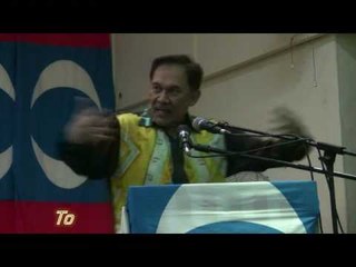 (Tmn Ehsan - Part 2) Anwar Ibrahim:  Enough Of The Arrogant UMNO, We Want Change