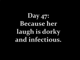 DAY 47: Mary McDonnell's laugh is dorky and infectious!