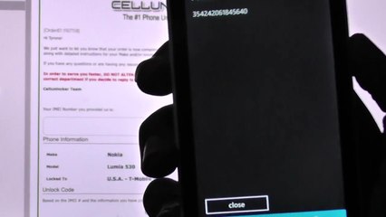 How to Unlock Nokia Lumia 530  from t-mobile