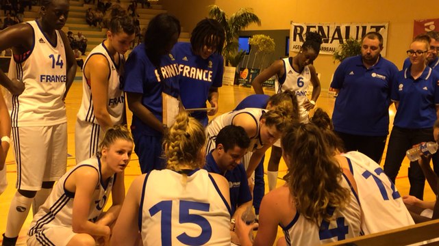 Tournoi international féminin U20 à Fougères. France-Allemagne (64-39)