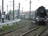 13 juin 2015 : à Douai, un train à vapeur de 1912 entre en gare