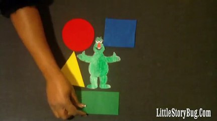 Felt Board Activity - The Shape Monster - littlestorybug