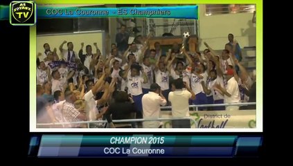 Finale coupe de la charente 2015 COC La Couronne 1-0 ES Champniers