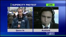 Queen St jammed with supercity hikoi marchers