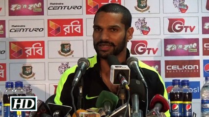 Ind vs Bng 1st Test Shikhar Dhawan on thrashing Bangladesh