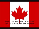 National Anthem of Canada Instrumental with lyrics