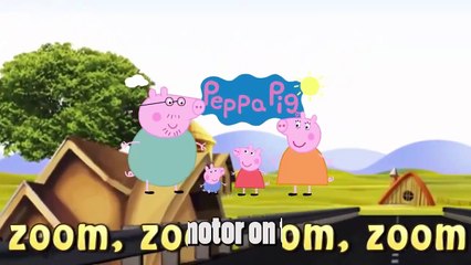 Peppa Pig Wheels on the Bus Peppa Pig Song - Peppa Pig Cartoon Animation Song with lyrics