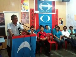 MediaRakyat News Flash: Zaid Ibrahim at the opening of Rasa Service Ctr, Hulu Selangor (2)