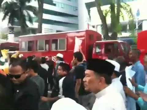 MediaRakyat News Flash: DSAI & Pakatan Leaders at the Anti-Israel Rally, Kuala Lumpur