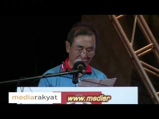 Mr. VC Liew At PKR 160-table dinner, Skudai, Johor