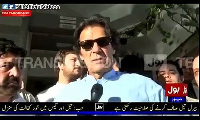 PTI Chairman Imran Khan Response On BOL TV Conspiracy (June 11, 2015)