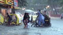Flood Chaos In Manila Philippines 8th August 2012