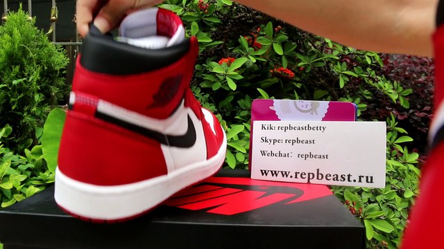 Air Jordan 1 Retro High OG Chicago 2015 version HD Review from Repbeast.ru