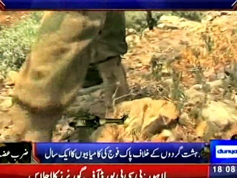 Dunya News- Operation Zarb-e-Azb: 347 officers, soldiers martyred while 2763 terrorists killed during 1 year