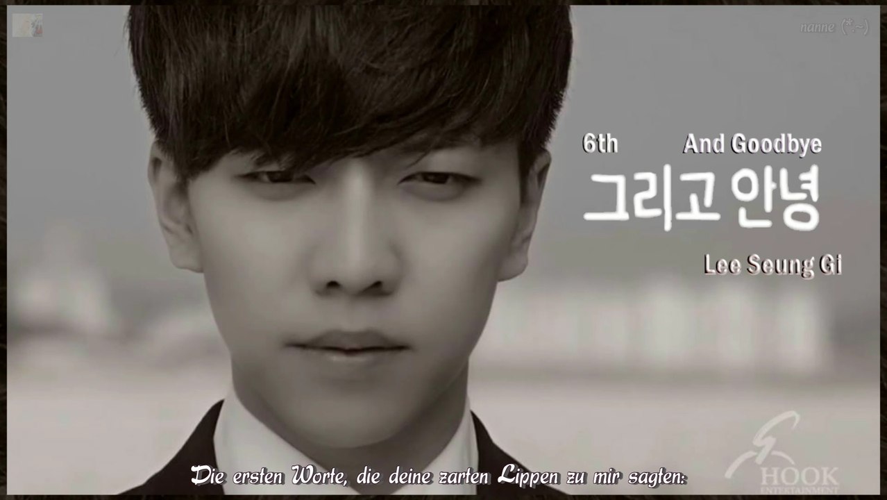 Lee Seung Gi - And goodbye k-pop [german Sub]