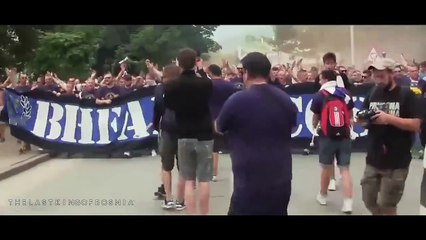 جماهير البوسنه تساند فلسطين امام الكيان الصهيونى