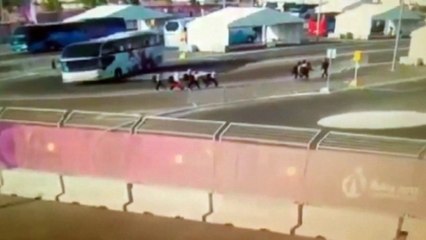 Teenage athletes mowed down by bus at European Games