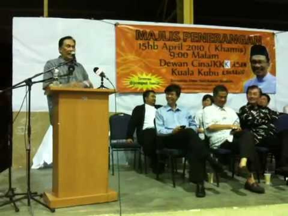 Mediarakyat News Flash: DSAI at KKB, Hulu Selangor (1)