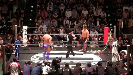Naomichi Marufuji vs. Yuji Nagata in Suzuki-gun Produce on 6/9/15