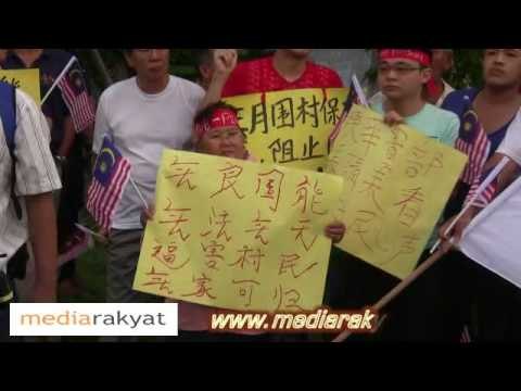 Tian Chua: Kg Sg Terentang Against High Tension Cable Towers By TNB